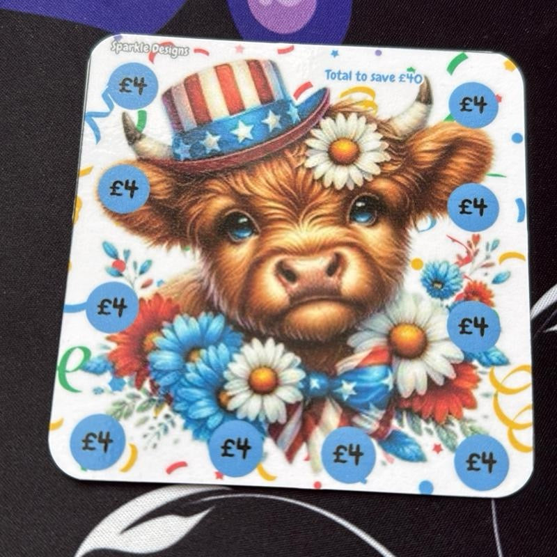 Highland cow mini challenges bundle
