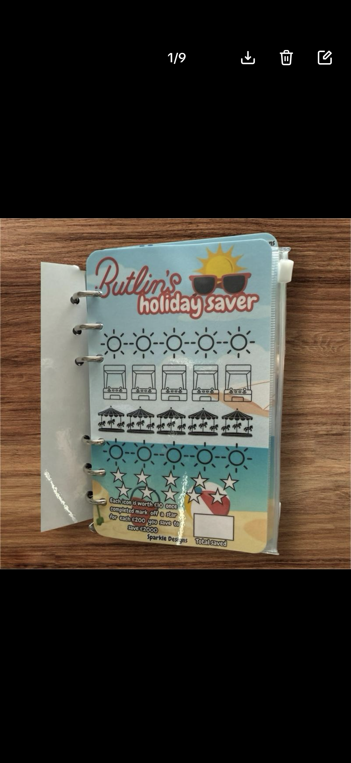 Holiday saving dashboard for all kinds of holidays - various designs and others available