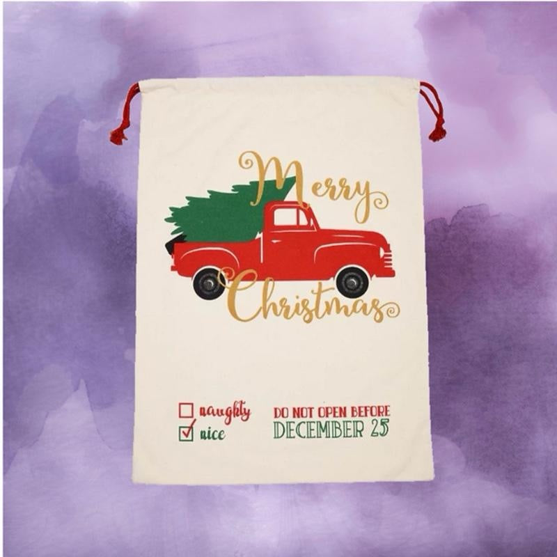 Personalised Cotton Christmas Sack | 50 × 70 cm