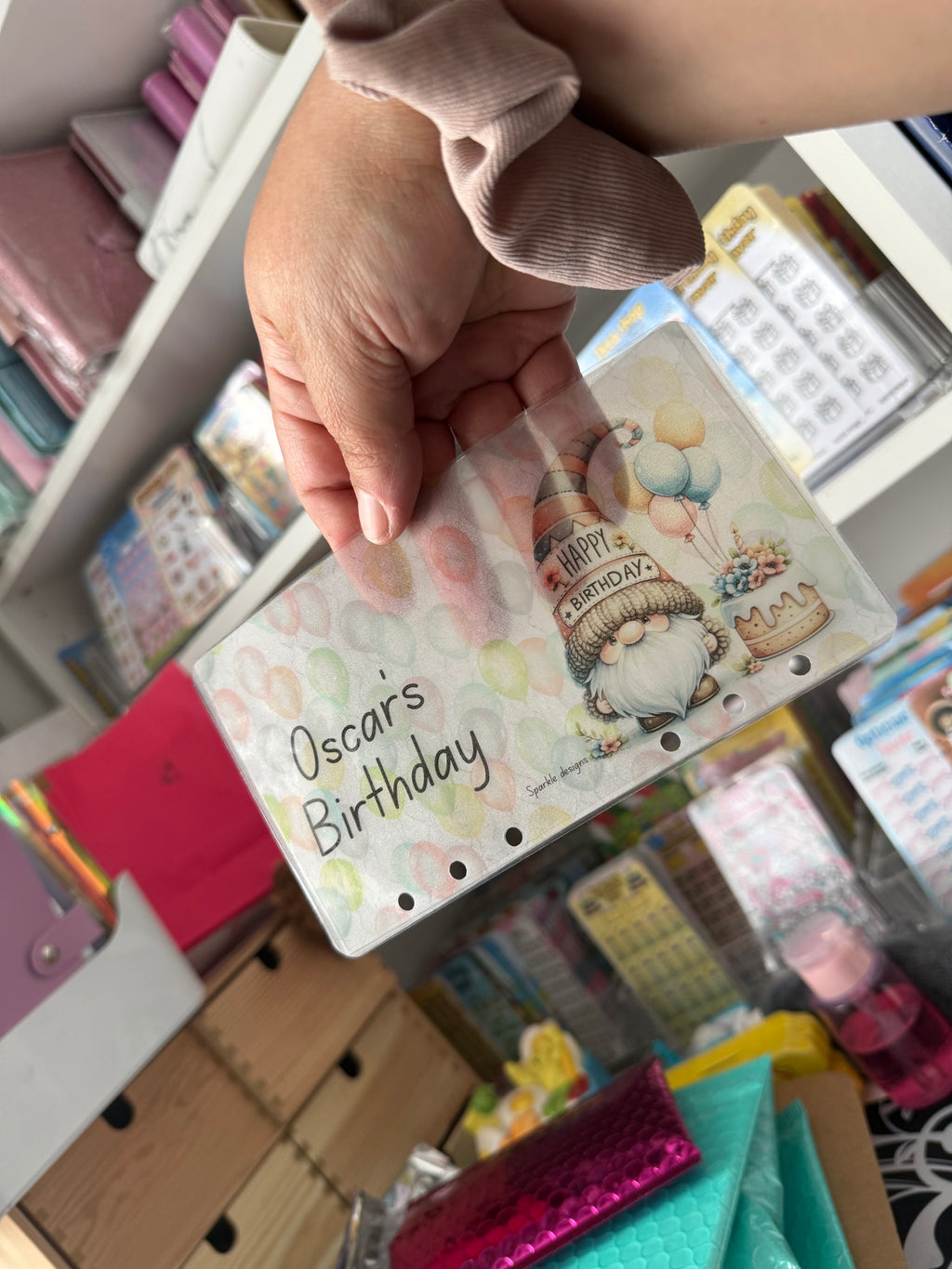 Personalised vellum wallets - please read description before ordering