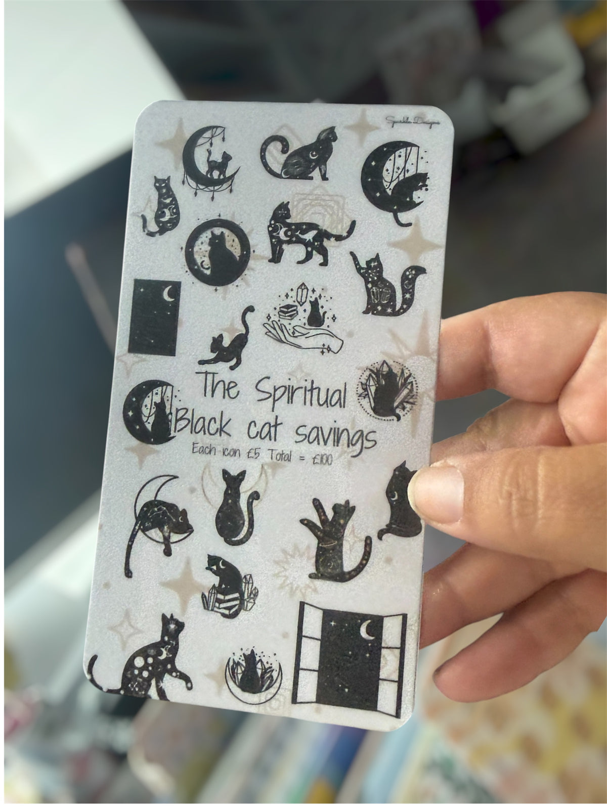 Spiritual Black Cat A6 Savings Challenge – Save £100