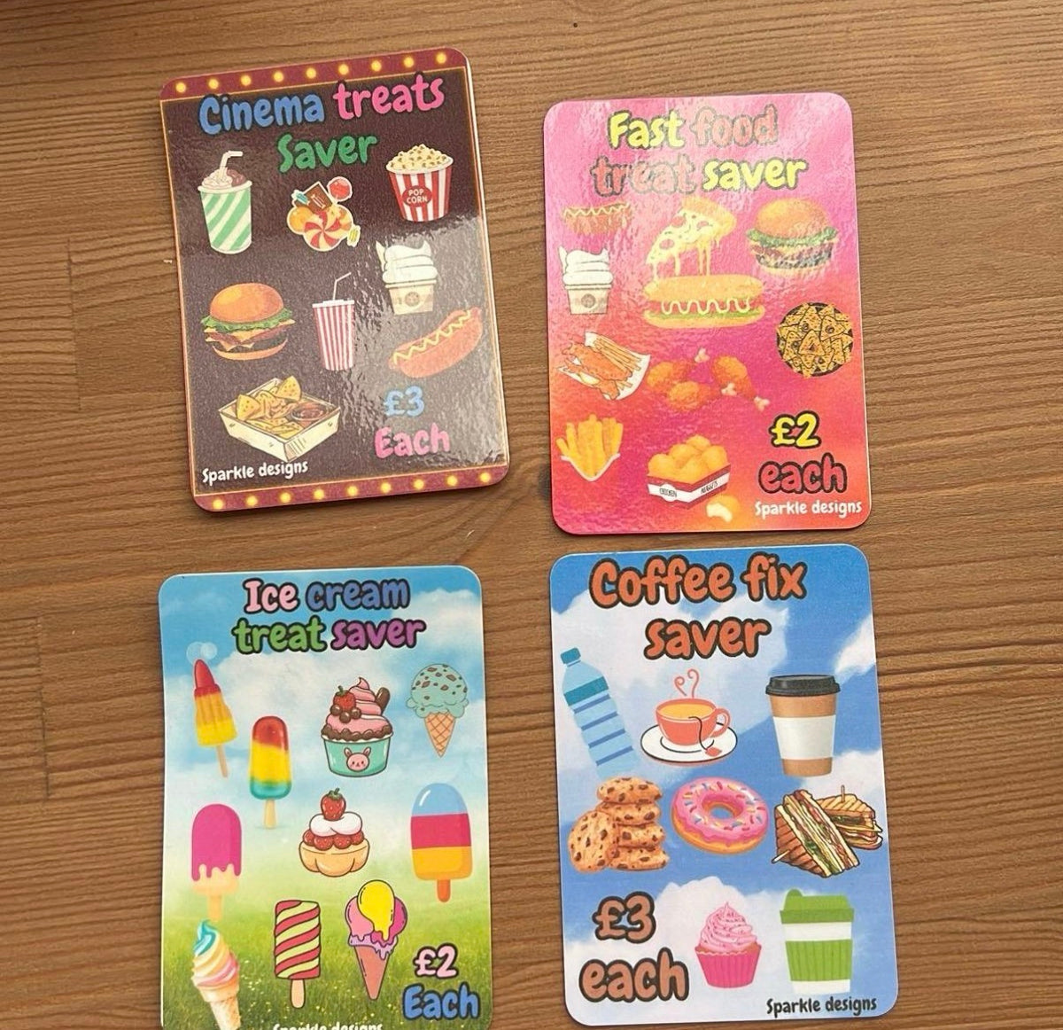 Custom Laminated Savings Tracker | Choose Your Design