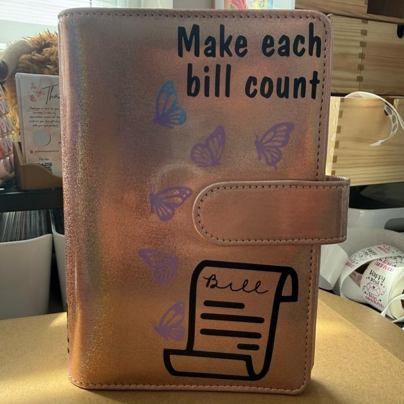 Custom A6 Monthly Bills Savings Binder | Up to 12 Trackers