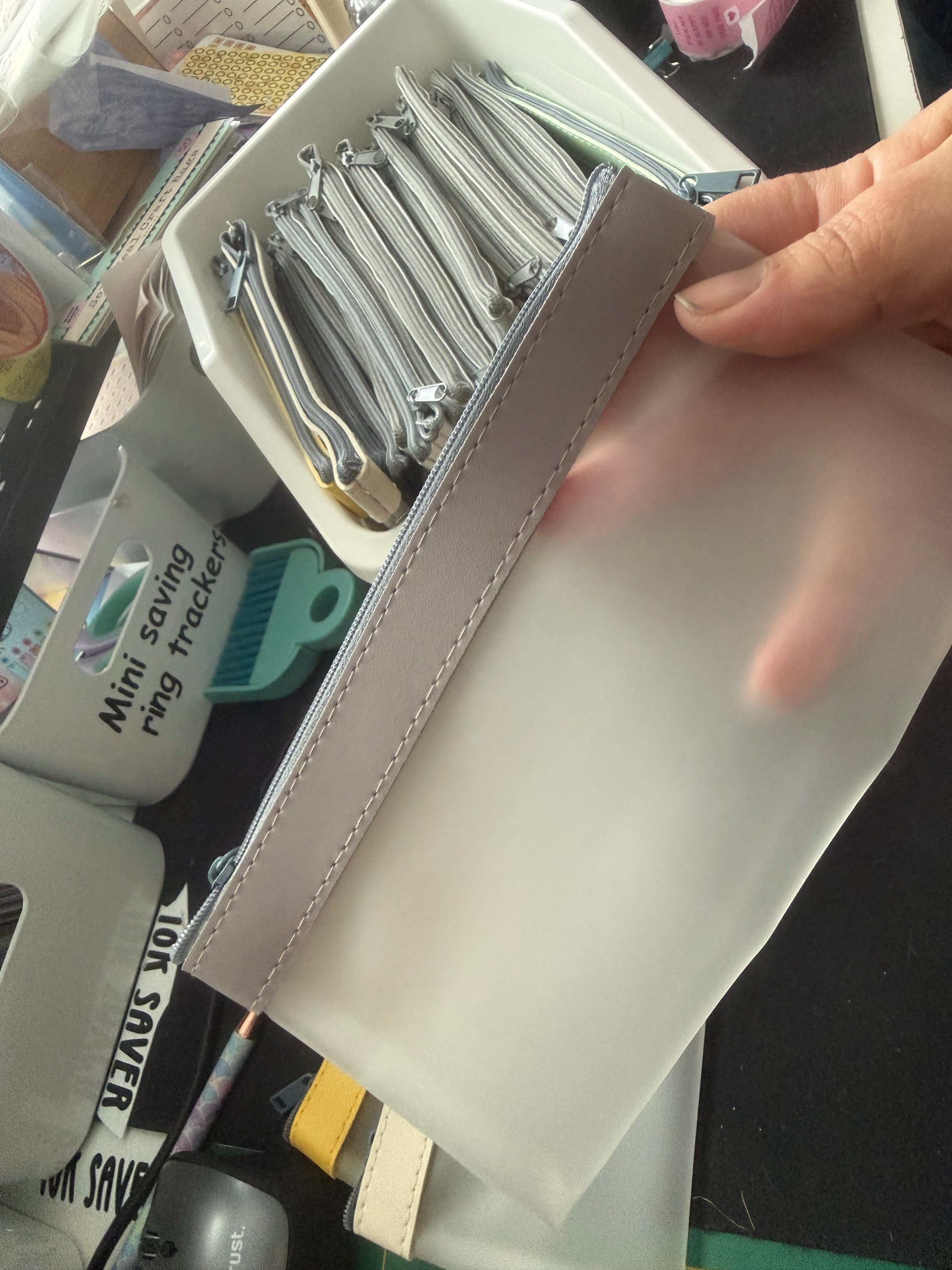 Cash run wallets for cash stuffing