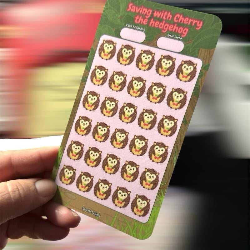 Cherry hedgehog saving challenge binder bundle
