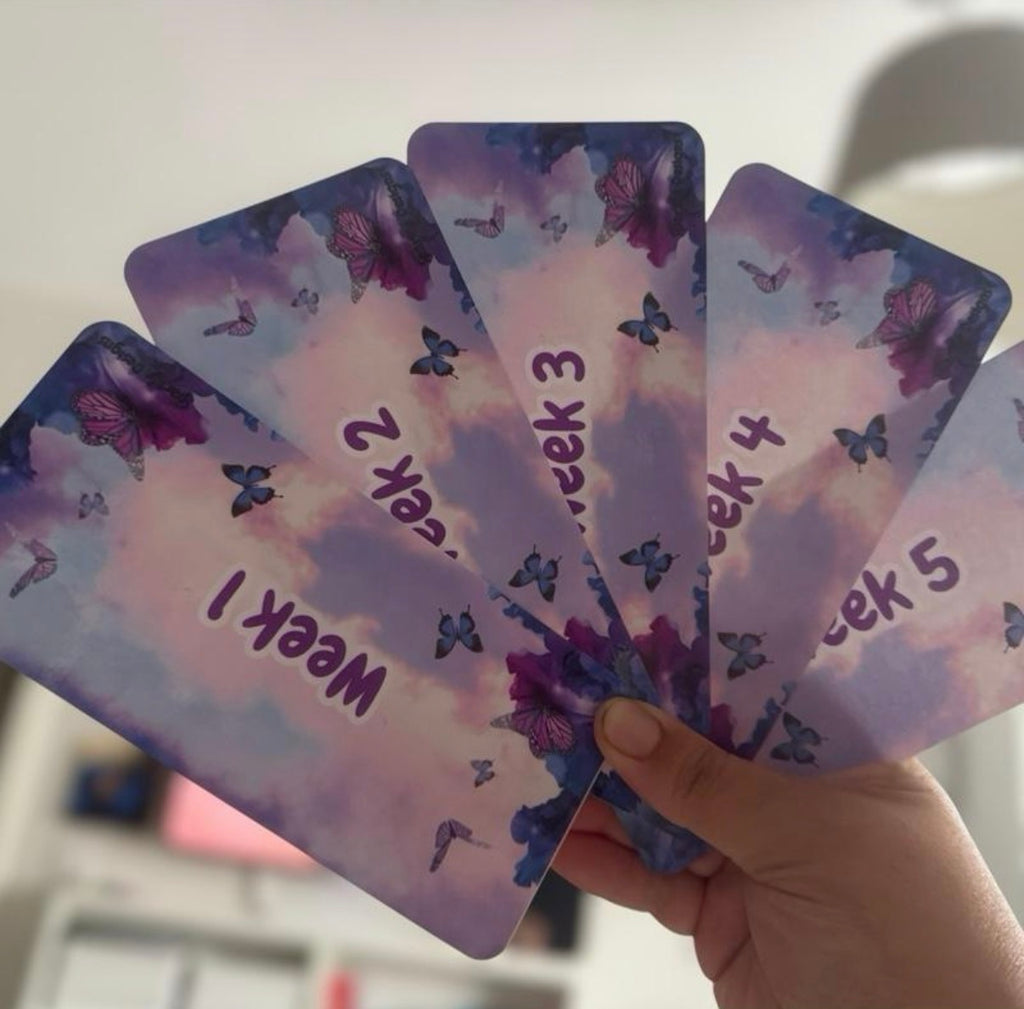 Week 1 to 5 wallets - vinyl or inserts - lots of designs available