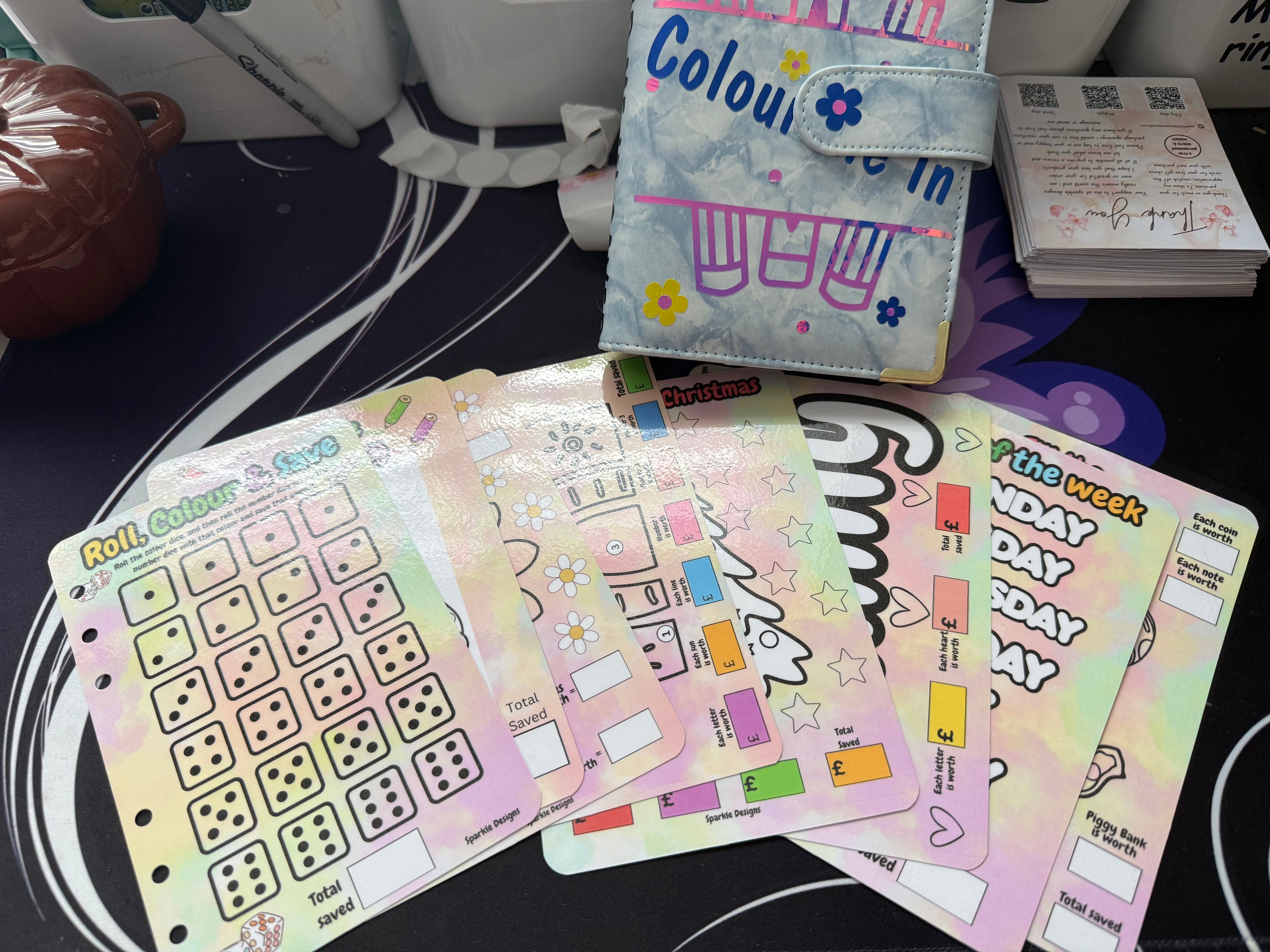 Colour Me In Dashboard Trackers with optional Budget Binder - Organize Your Finances with Fun and Functional Design