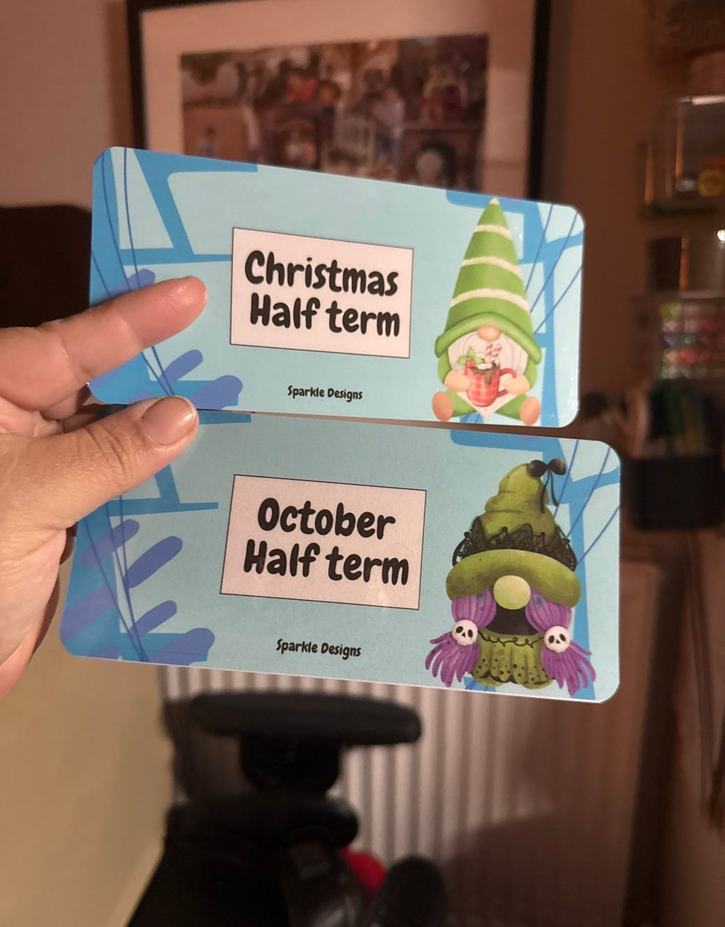 All things school related binder - gnome themed(can add more inserts/trackers if need be)