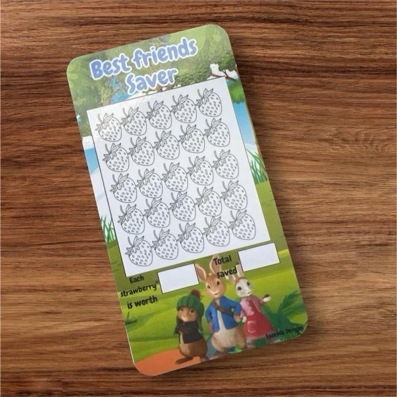 Children's Saving Challenge Trackers for Kids