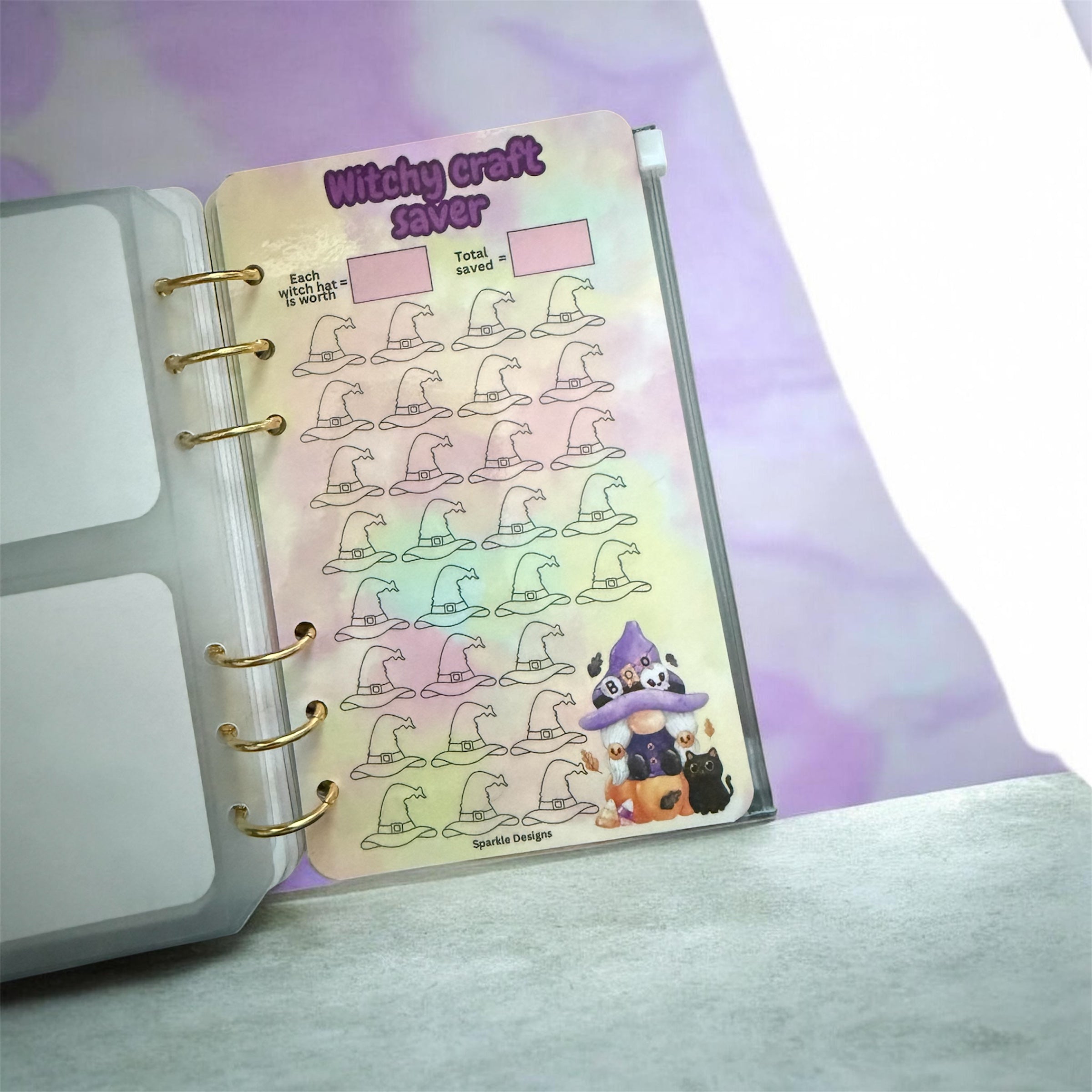 The gnome saving challenge booklet including wallets & matching inserts