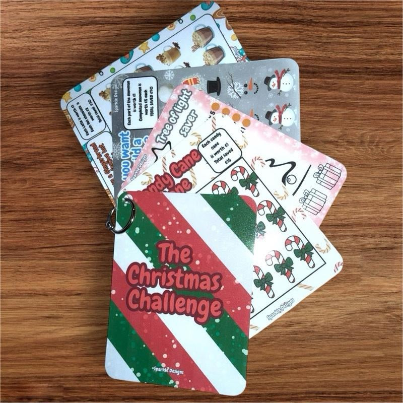 The Christmas challenge mini saving challenge ring tracker