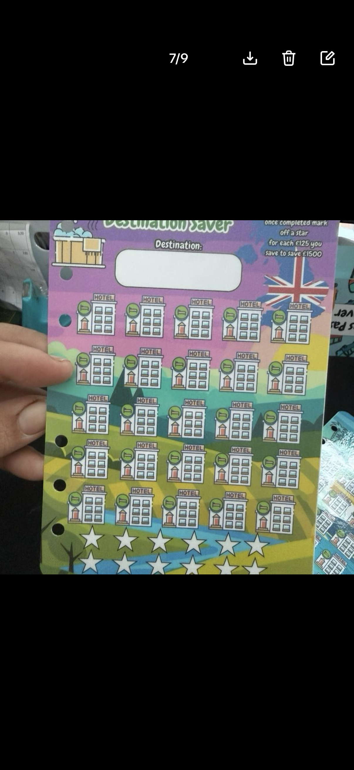 Holiday saving dashboard for all kinds of holidays - various designs and others available