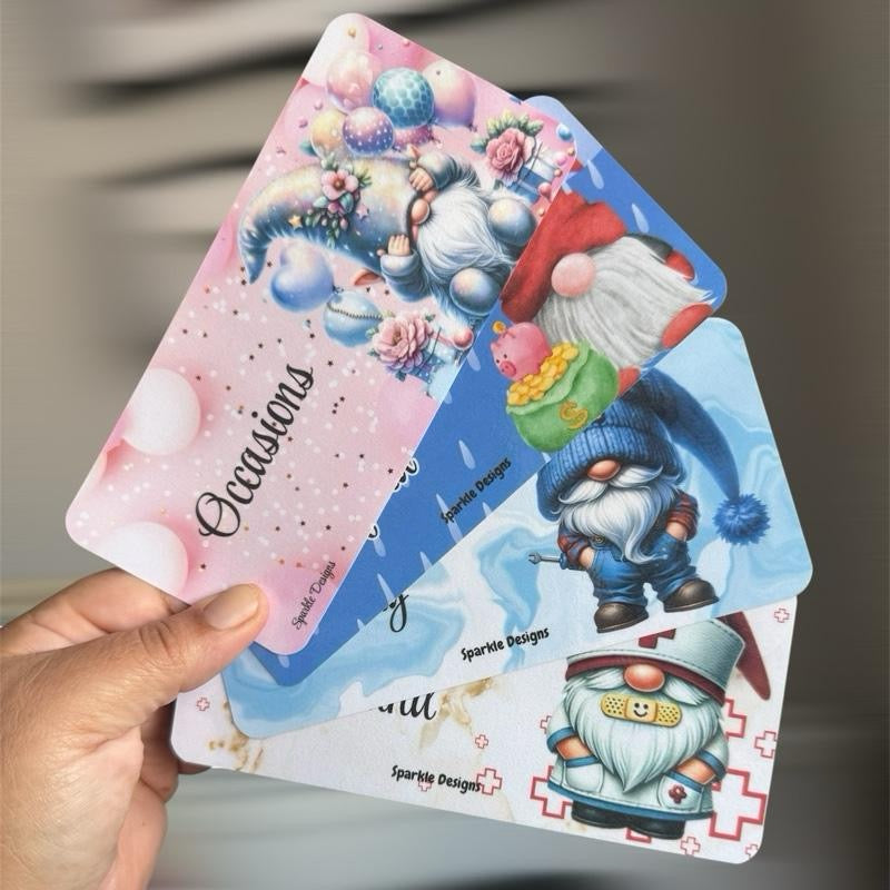 Personalised Gonk themed inserts - wallets optional