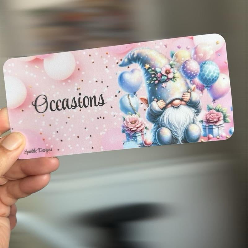 Personalised Gonk themed inserts - wallets optional