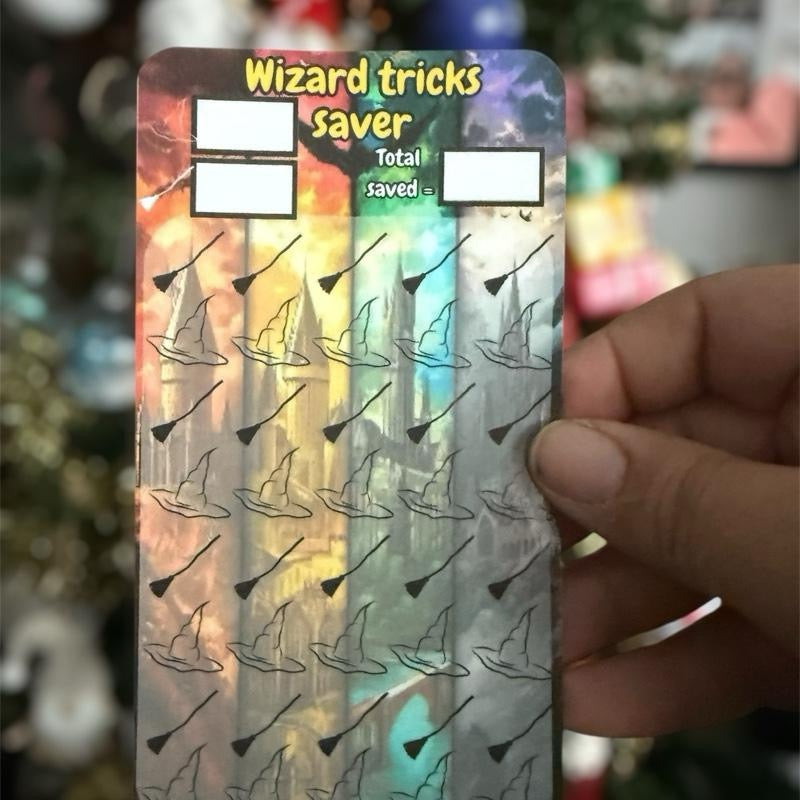 Harry Potter inspired saving challenge binder with 8 trackers & dashboard to match