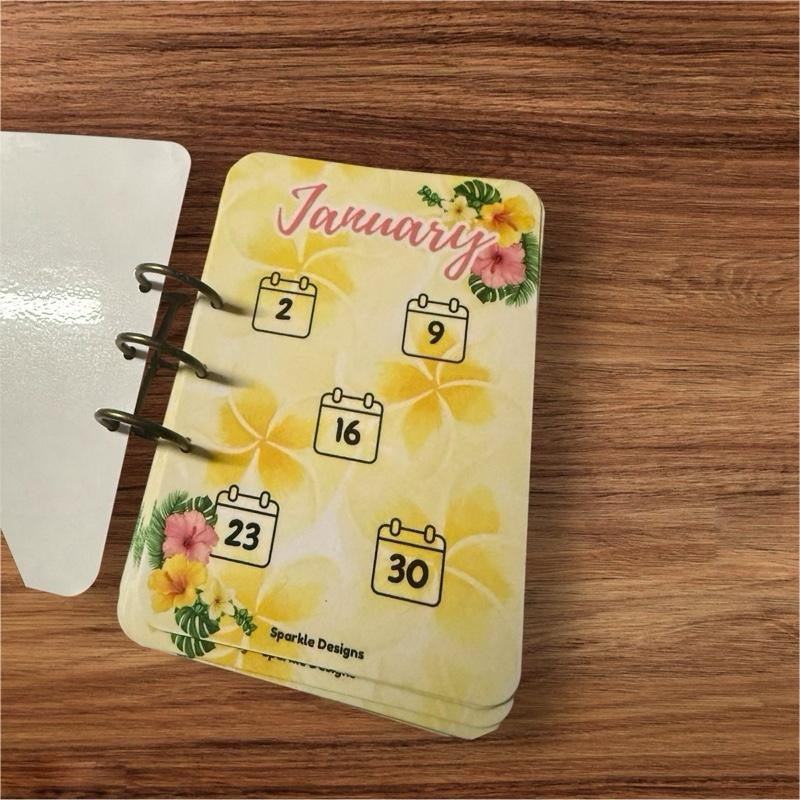 2026 Friday savings ring challenge tracker perfect for saving for the year ahead.