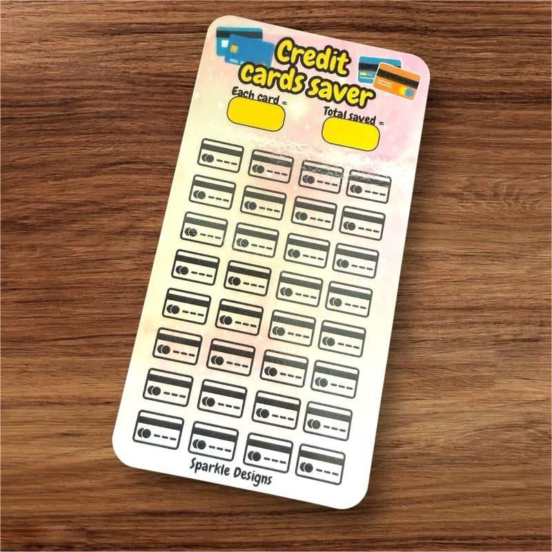Credit Cards Saver Tracker - Clear Those Credit Cards and become debt free