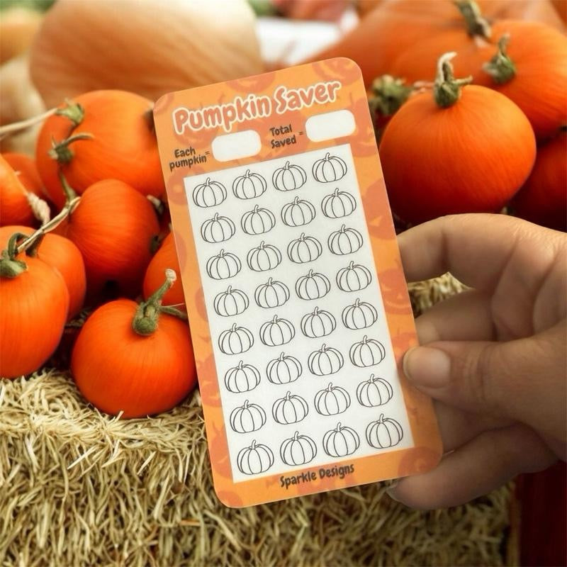 Halloween inspired saving challenge trackers