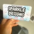 Colour and Save with Sparkle Designs Saving Challenge Tracker
