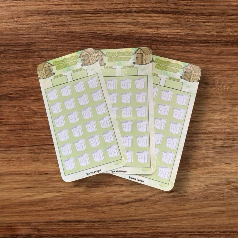 New garden shed saving challenge tracker- garden saver