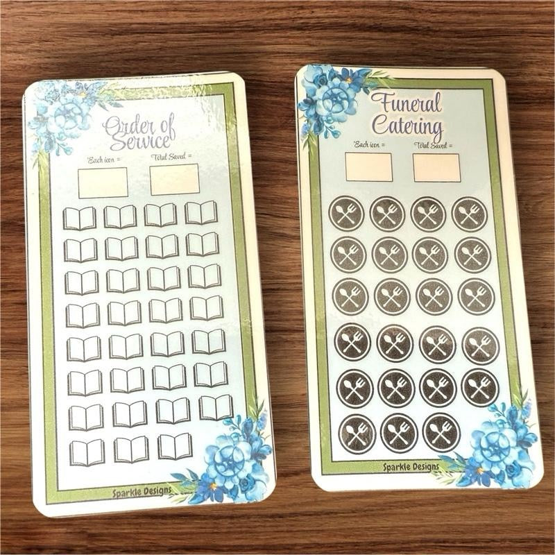 Funeral Planning Saving Budget Binder with All Necessary Saving Information for Funeral Costs & Memorial Details