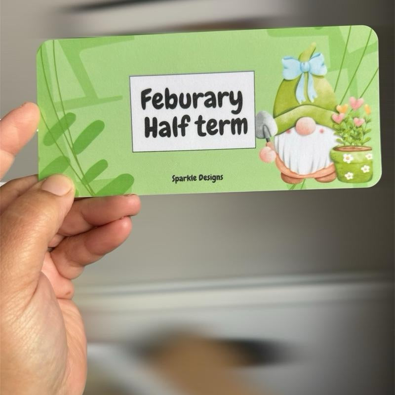 Gonk design school holiday inserts for your personal budgeting binder