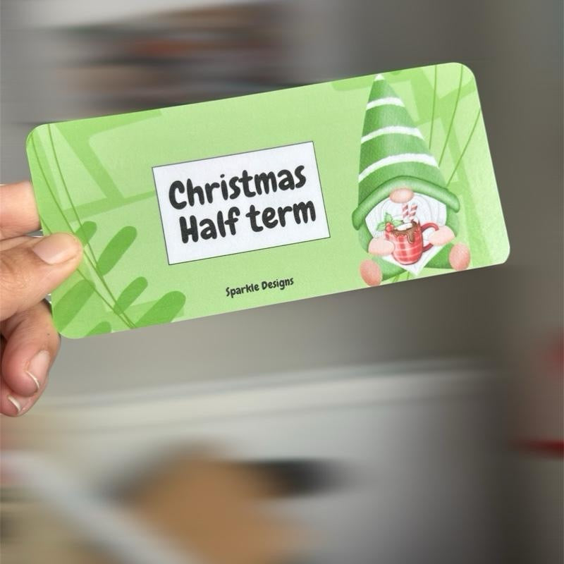 Gonk design school holiday inserts for your personal budgeting binder
