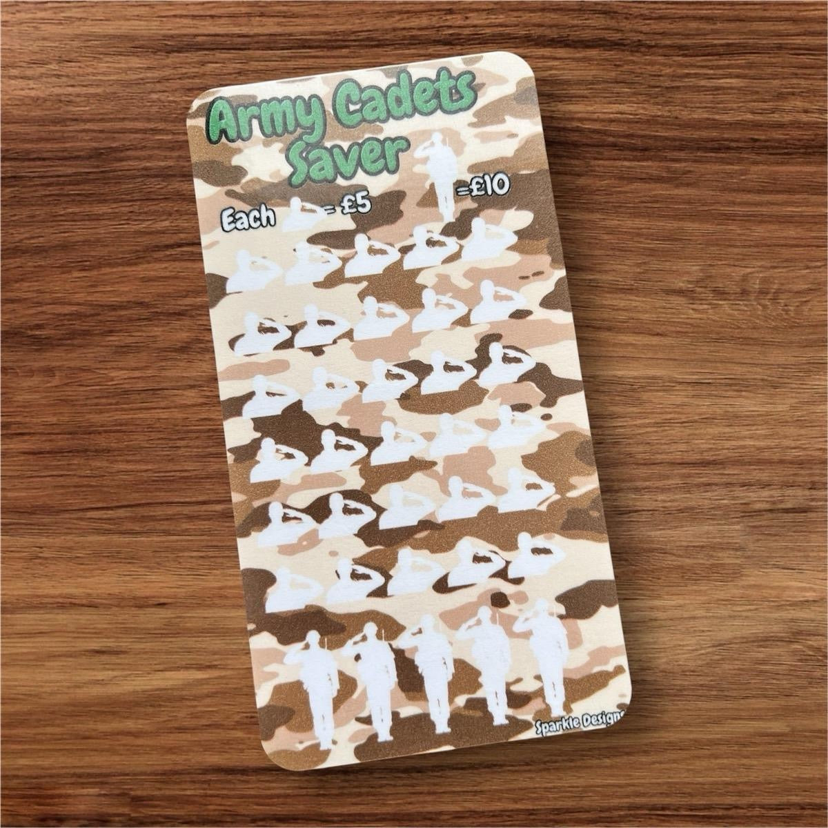 Army cadets saving challenge tracker