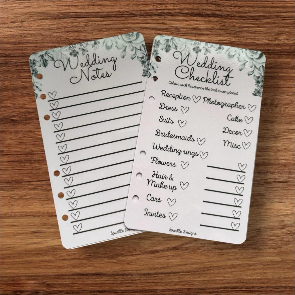 Wedding saving challenge trackers and binder bundle