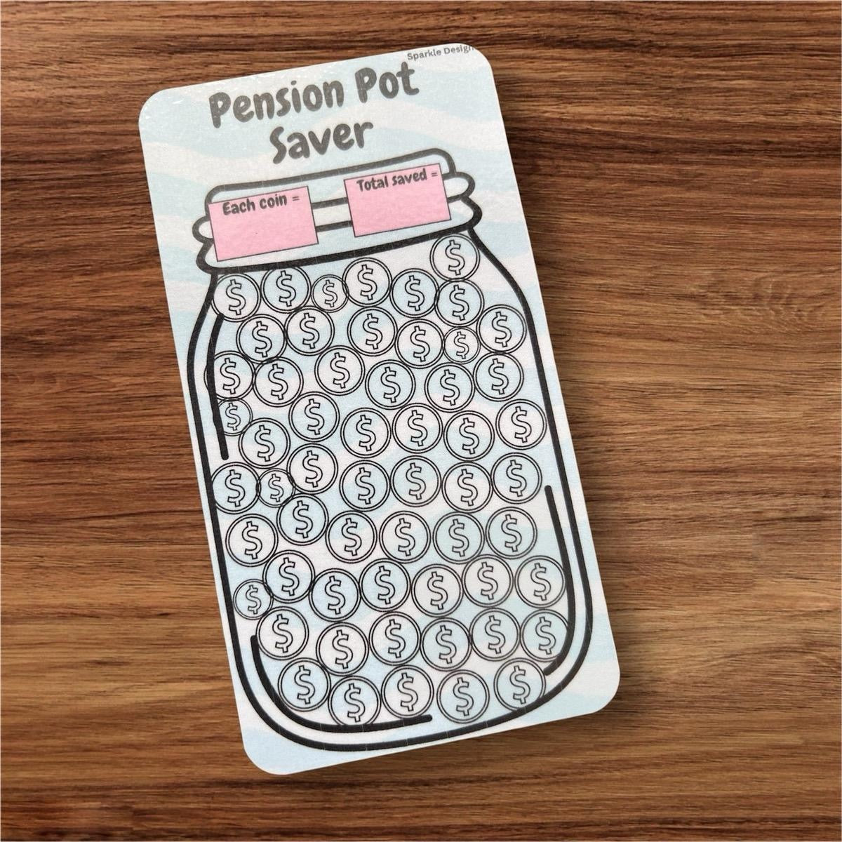 Pension pot saving challenge tracker