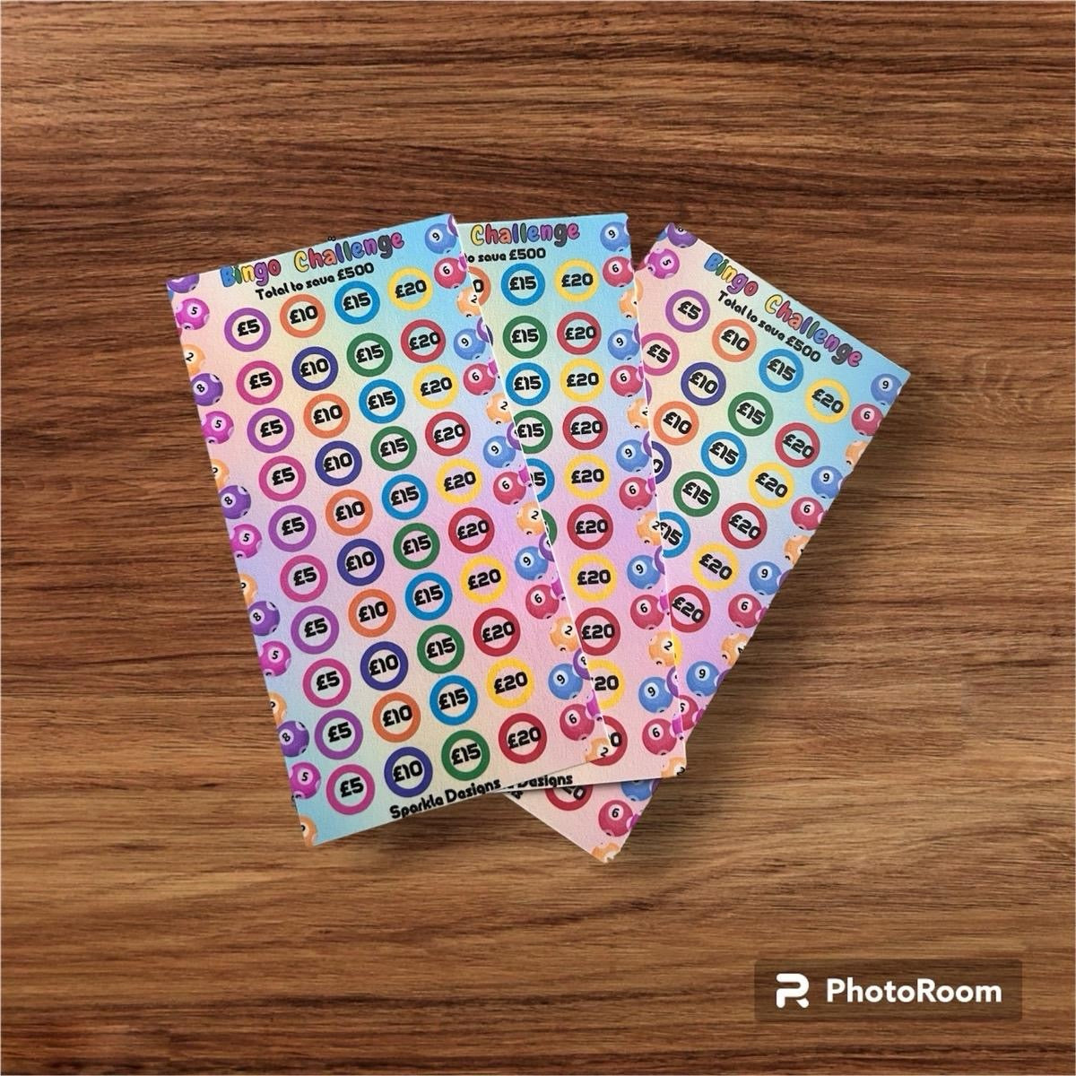 Bingo challenge saving tracker - save £500