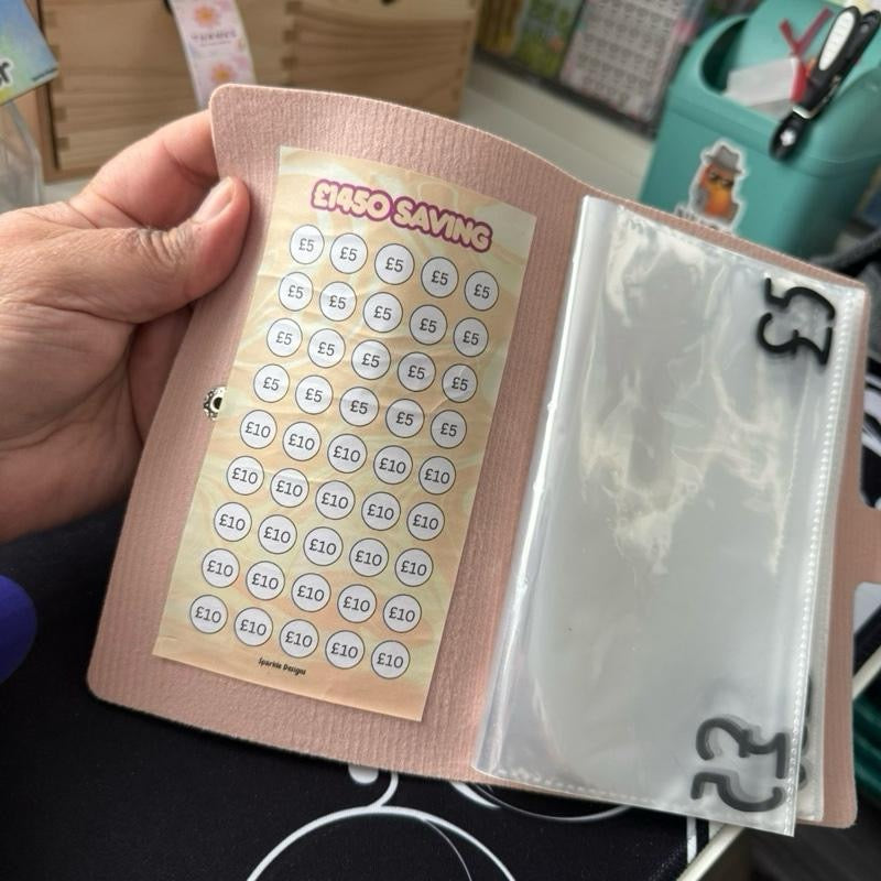Flexi saving binder bundle - single note and any amount can be saved.