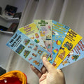 School holiday saving challenges trackers & matching inserts