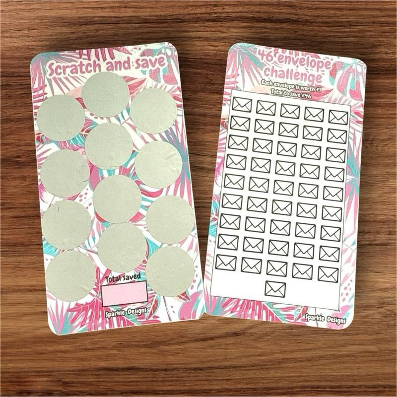 2026 Savings Challenges & Budget Binder with Floral Design for Financial Planning