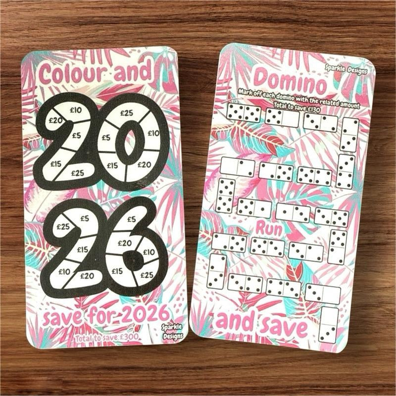2026 Savings Challenges & Budget Binder with Floral Design for Financial Planning