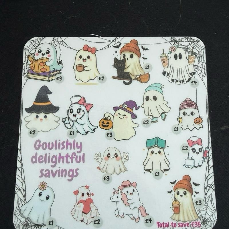 Mini saving challenge trackers