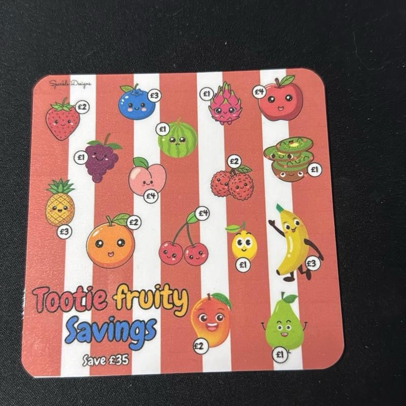 Mini saving challenge trackers