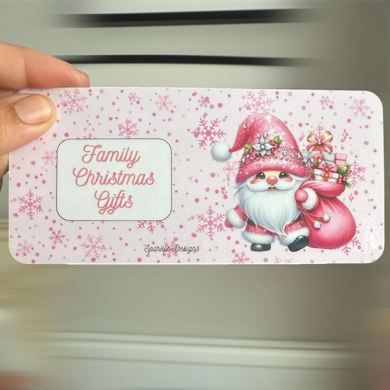 Gonk range of Christmas inserts all personalised to suit your own binder and budget.