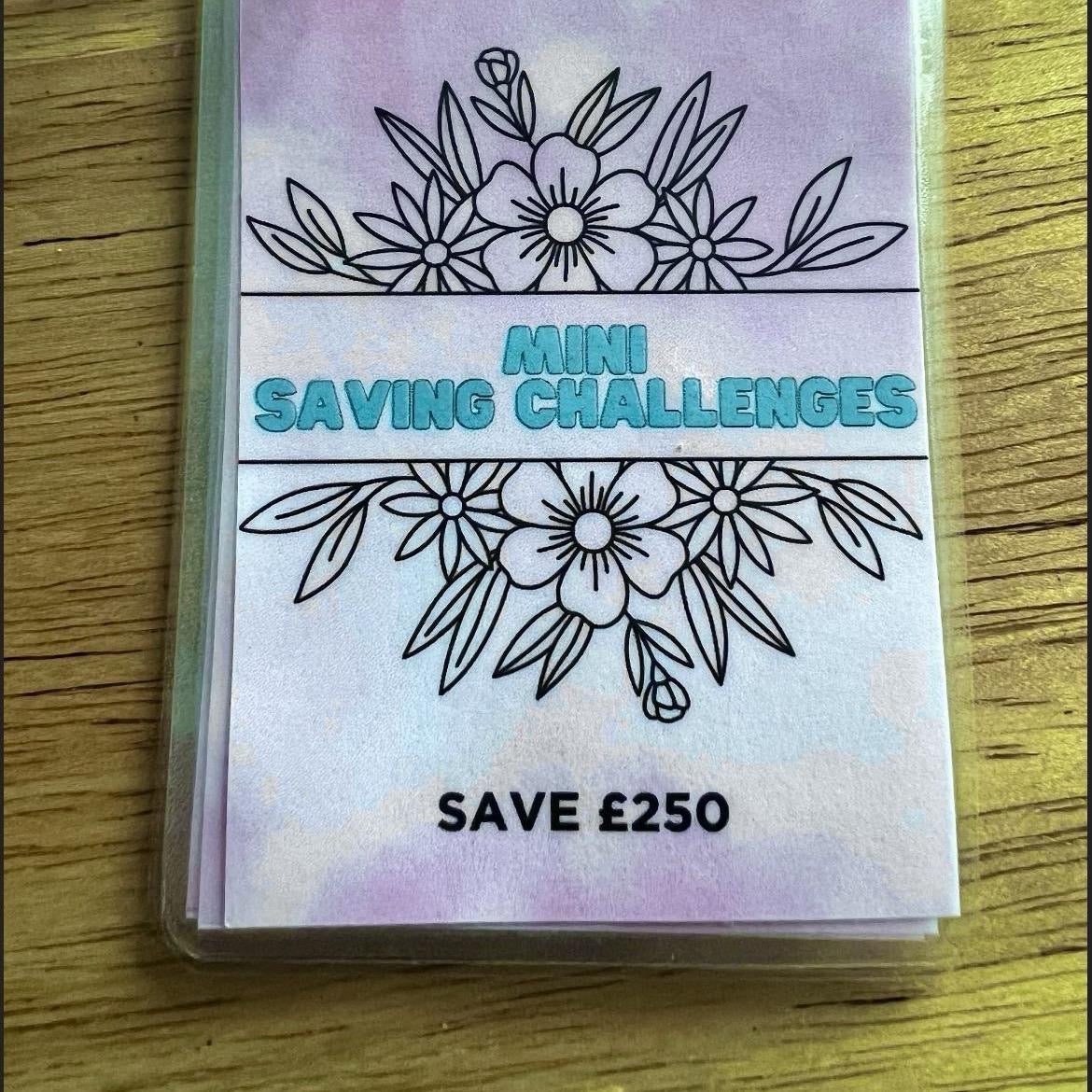 Mini saving challenge