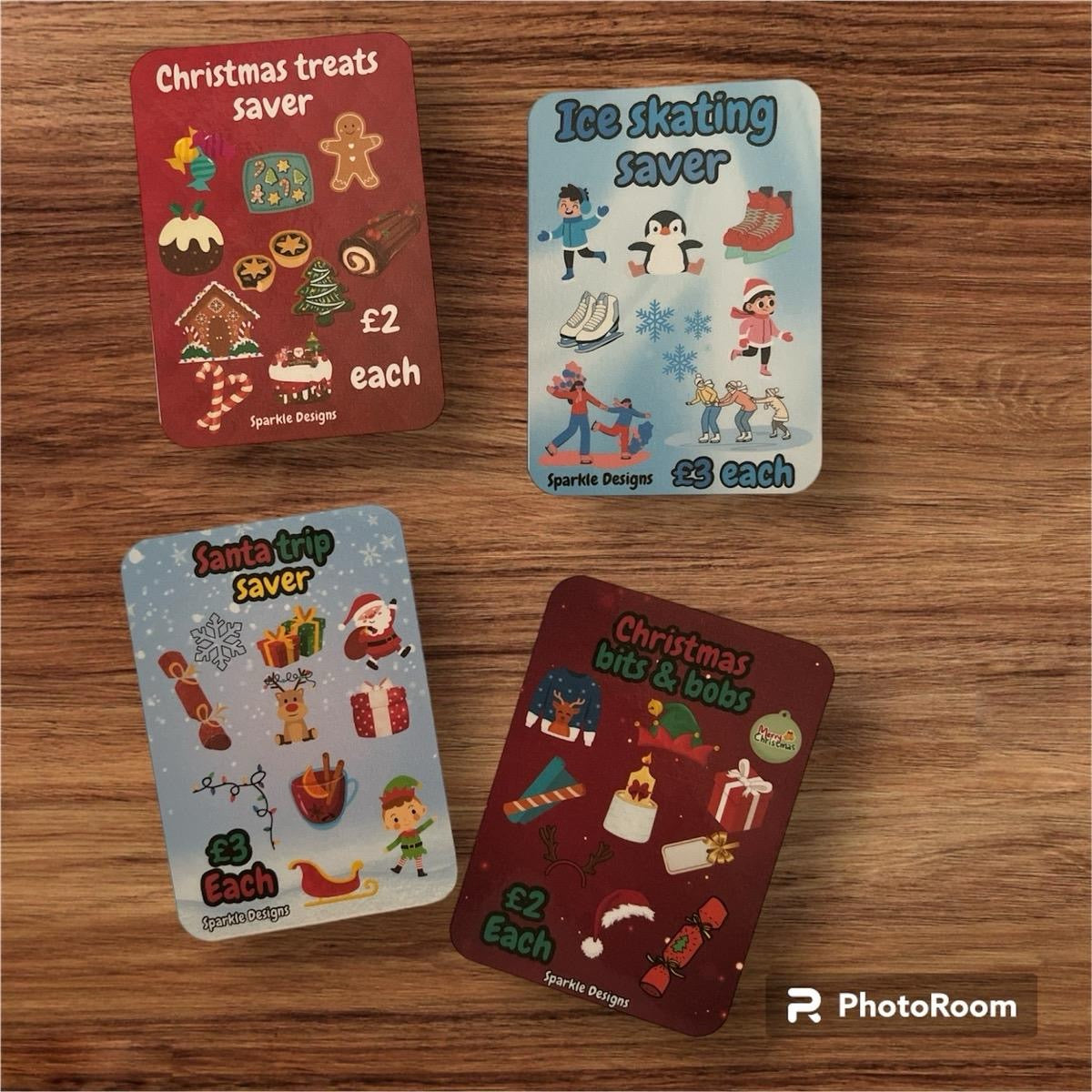 Christmas mini treat/activity savers