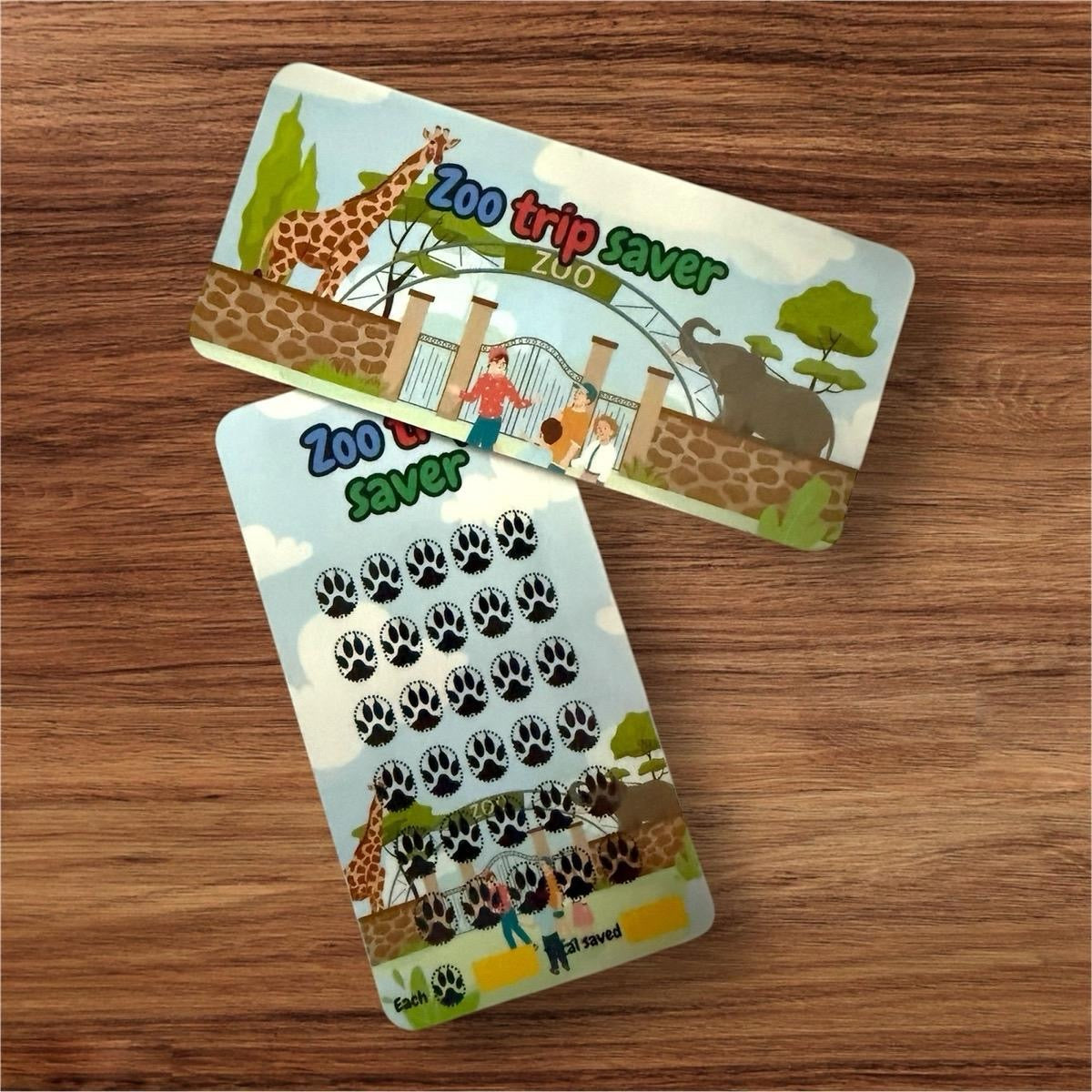 Zoo trip saving challenge tracker