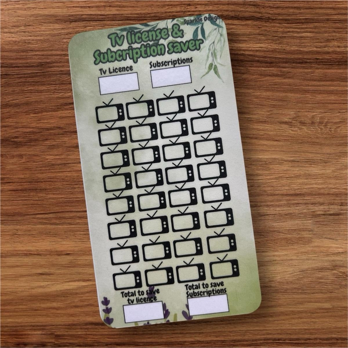 Household savings tracker bundle