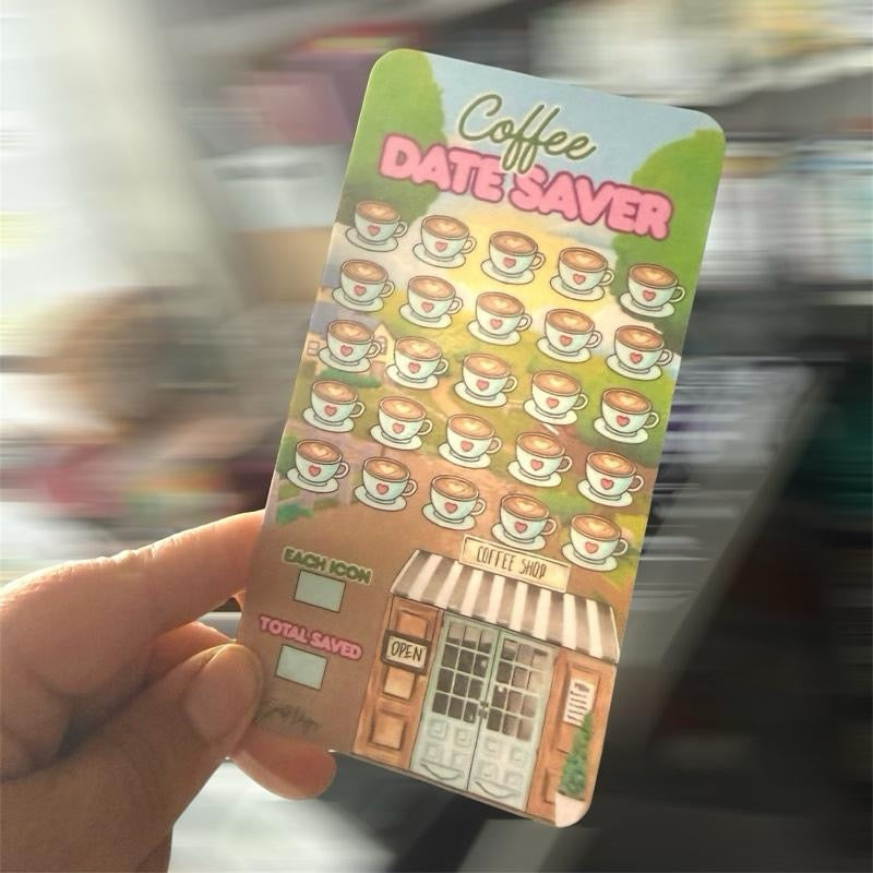 Coffee date saving challenge tracker