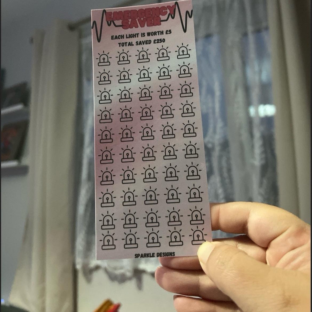 Emergency saving tracker