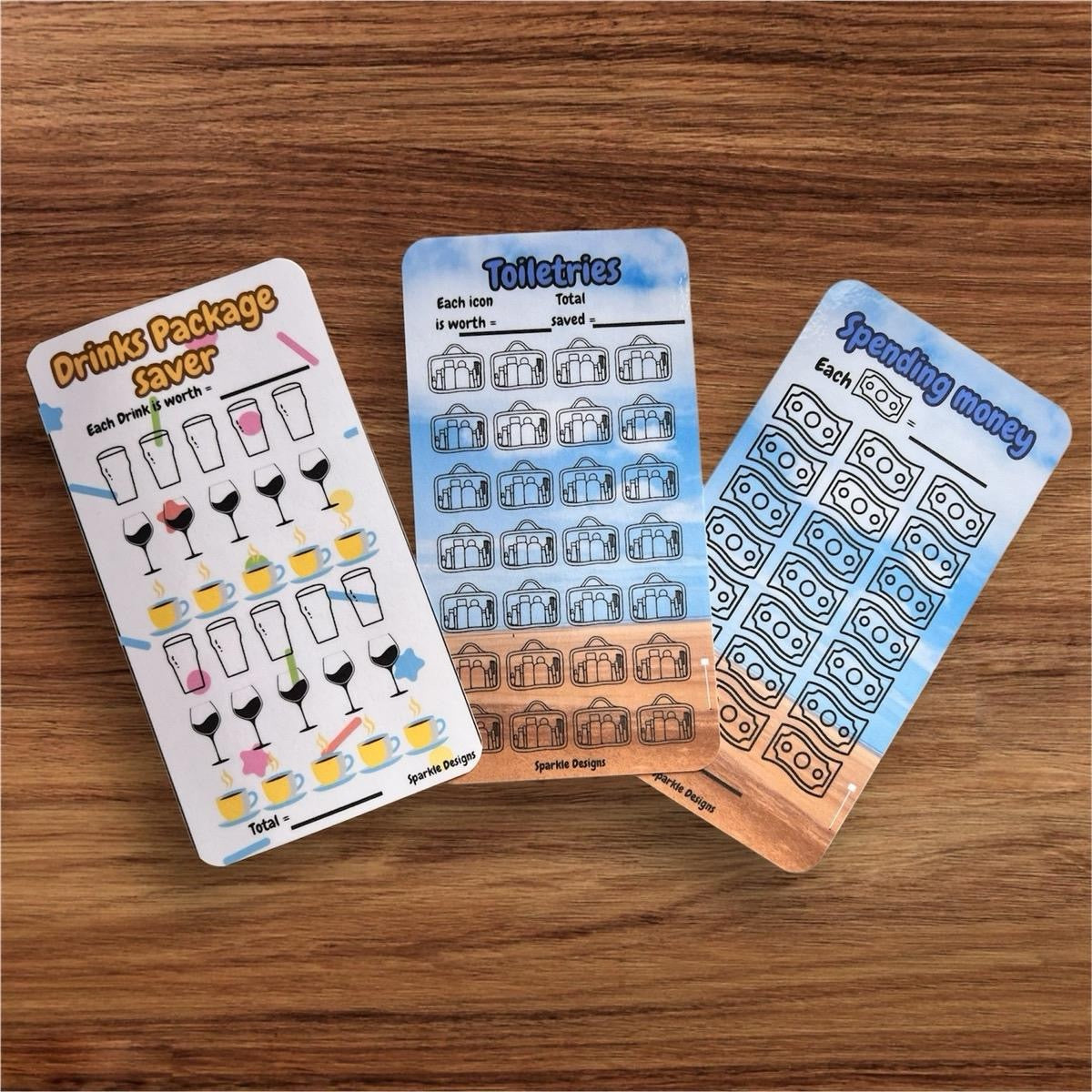 Staycation binder - varying options available