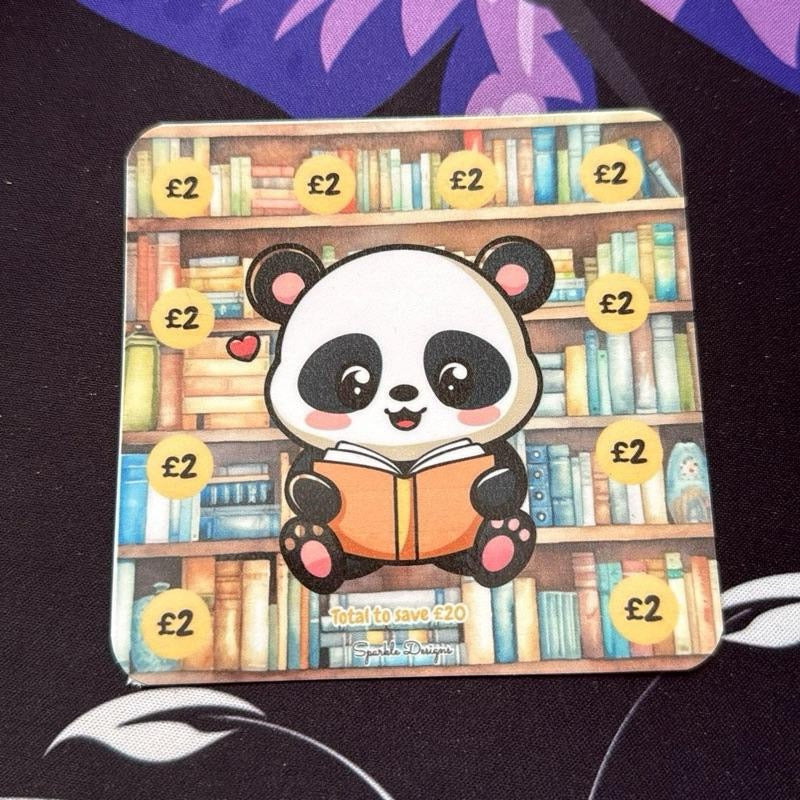 Cute panda mini saving challenges