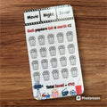 Movie night saving tracker & wallet (optional)