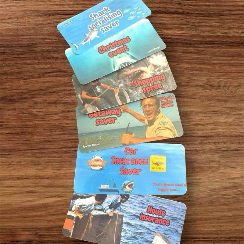 Jaws inspired saving challenge Trackers - prefect for the lover of jaws..