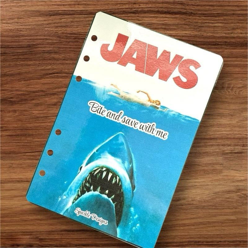 Jaws inspired saving challenge Trackers - prefect for the lover of jaws..