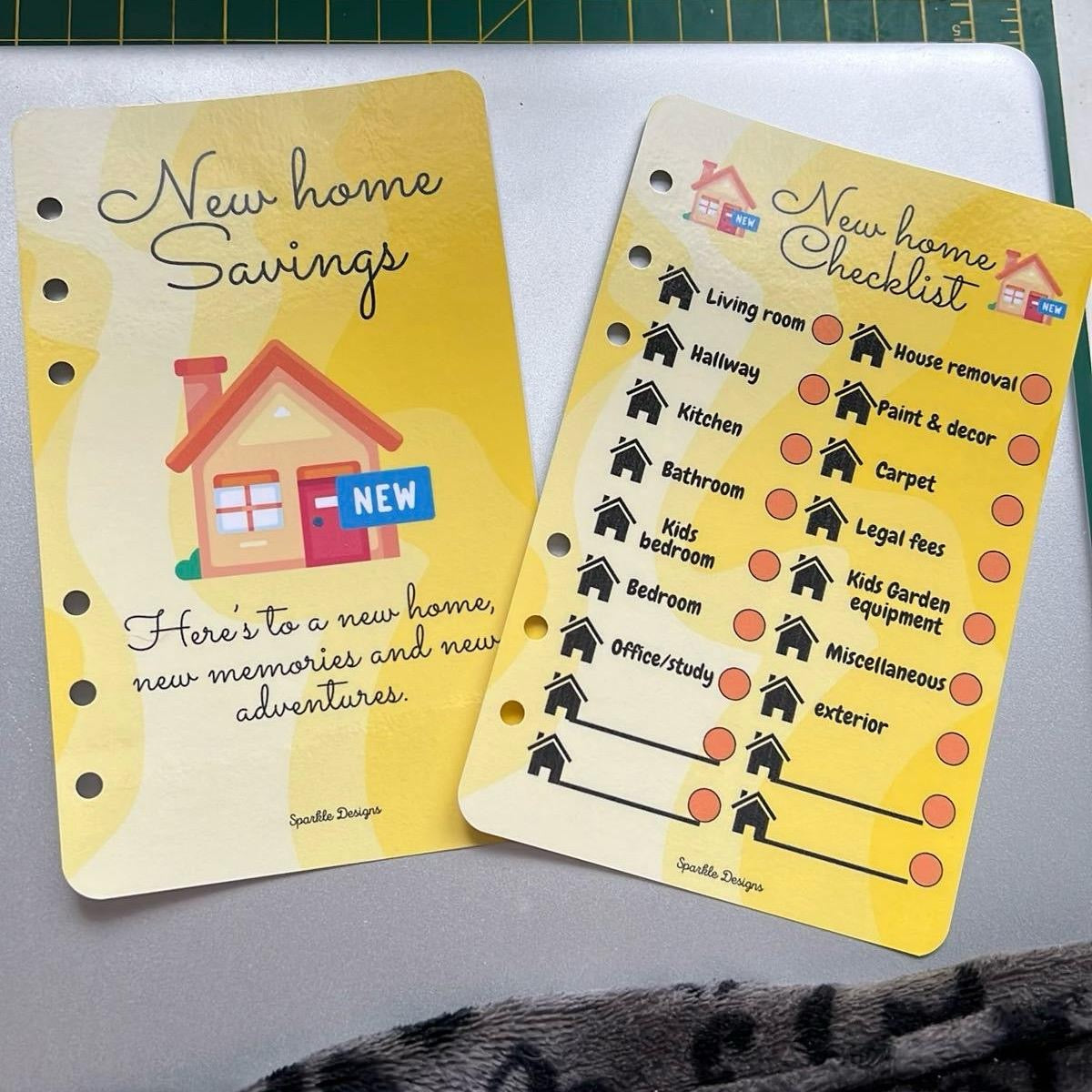 New home savings dashboard